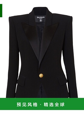 香港直邮Balmain 单粒扣西装外套 CF0SE059MB01