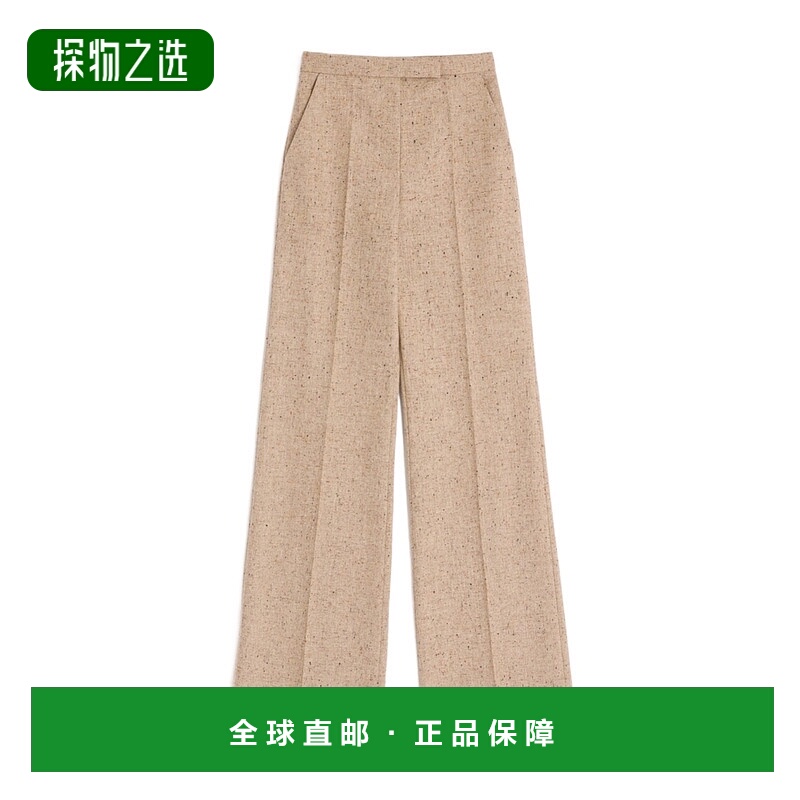 香港直邮Valentino 编织休闲裤 7B0RB6S09RT阔腿裤