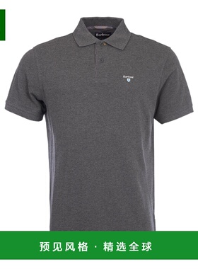 香港直邮Barbour 男士T恤 MML0012GY73 SS2025 黑色