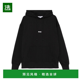 香港直邮MSGM 男士针织毛衣 2000MM50930000099 SS2025 黑色 长袖
