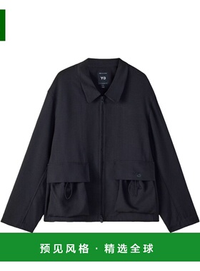 香港直邮Y-3 女士T恤 KS7648BLACK SS2026 黑色 JACKET WITH COLL