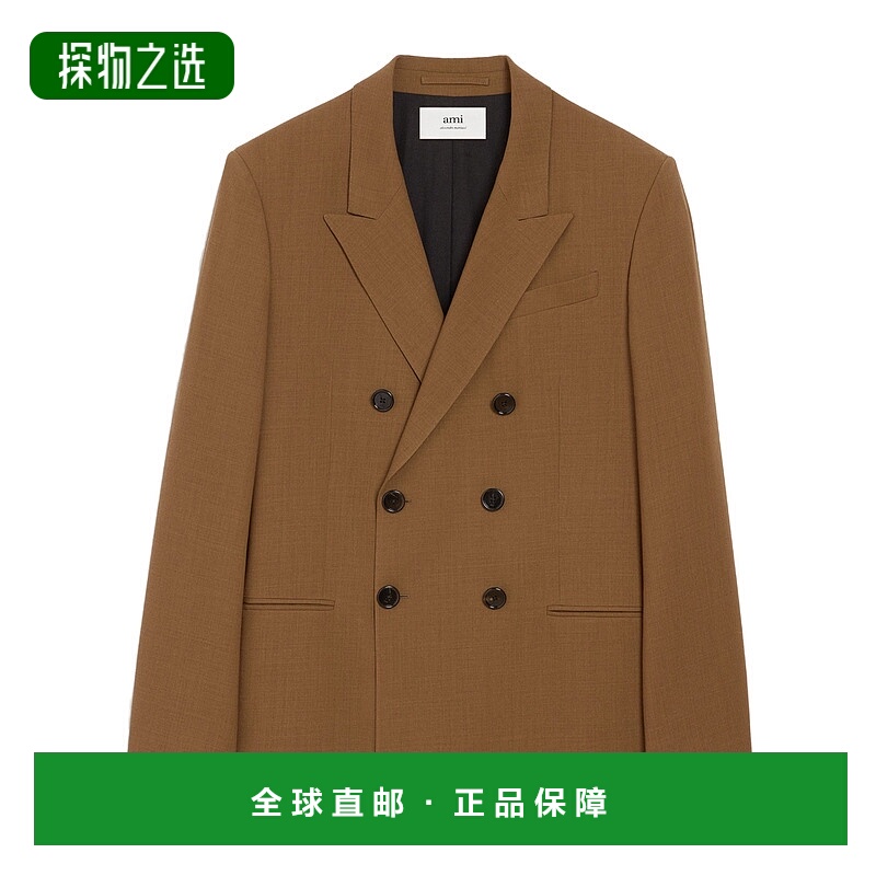 香港直邮Ami Paris 翻领长袖西装外套 HBV006WV0066.