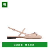 香港直邮Jimmy Choo Belinda 1h可退 露跟平底鞋 BELINDASBFLATMA