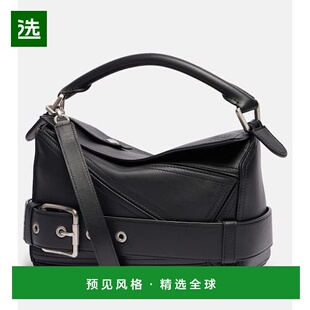 香港直邮LOEWE 罗意威 女士 Puzzle 骑士小号皮革手提包斜挎包