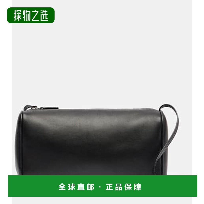 香港直邮The Row 女士 '90s 皮革肩包 black黑色 舒适时尚