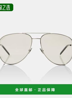 香港直邮Saint Laurent 圣罗兰 女士 经典款飞行员太阳眼镜