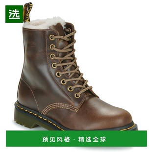 欧洲直邮Dr. Martens 马丁博士 1460 Pascal Serena Dark Khaki O
