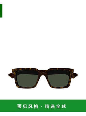 Gucci 几何框太阳镜 GG1540S古驰正品百搭显脸小高级感