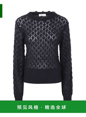 香港直邮BLUMARINE 女士外套 2M639AN0990 AW2025 蓝色 圆领针织