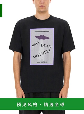 香港直邮UNDERCOVER 男士T恤 UC1E3808BLACK SS2025 黑色