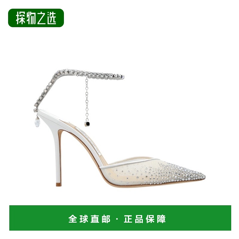 香港直邮Jimmy Choo 尖头高跟鞋 SAEDA100BGM水晶