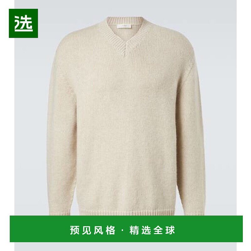 香港直邮The Row 男士 Creed 羊绒毛衣 beige米色 舒适时尚