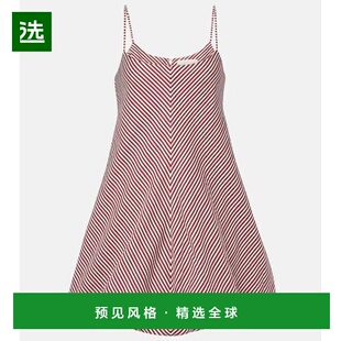 1h可退 香港直邮FAITHFULL THE BRAND 女士 Aniela 条纹棉质迷你