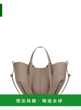 欧洲直邮POLENE Cyme Mini女士褐色小牛皮手提包