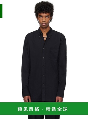 1h可退 香港直邮Our Legacy 男士 黑色 Borrowed BD 衬衫 MR192BB