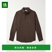 粗纺亚麻衬衫 1h可退 FAF2545 诺悠翩雅 男士 香港直邮Loro Piana