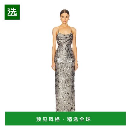 1h可退 香港直邮Line & Dot 女士 Cache 连衣裙 LD5729L grey灰色