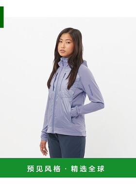 欧洲直邮Salomon萨洛蒙 ELIXIR HYBRID系列女士聚酯纤维蓝色外套