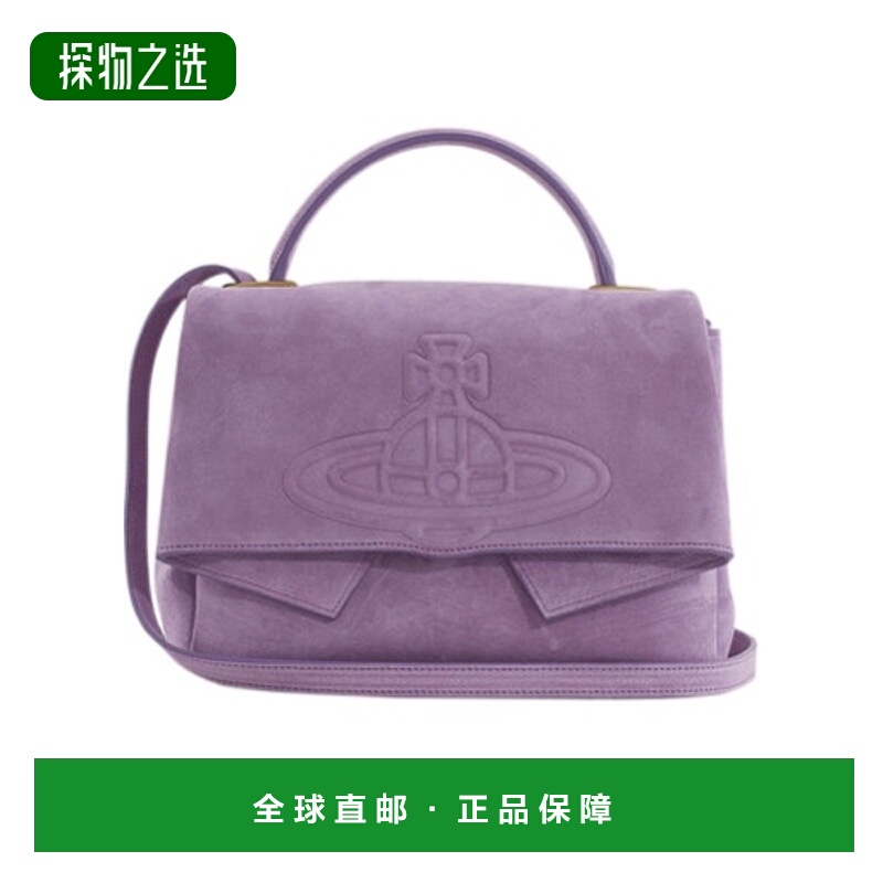 香港直邮Vivienne Westwood Sibyl 徽标压花单肩包 4101005SUL006