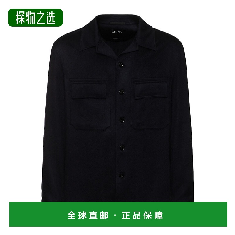 香港直邮Zegna 纽扣长袖休闲夹克 80I-YBG017
