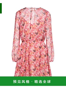 【美国直邮】Red Valentino女士连衣裙圆领长袖修身时尚 优雅自然