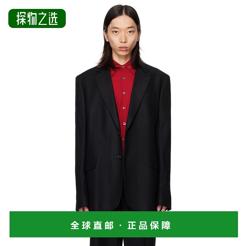 1h可退 香港直邮Our Legacy 男士 黑色 Ceremony 西装外套 M4250C