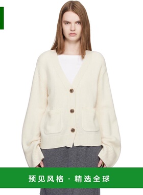 1h可退 香港直邮LISA YANG 女士 灰白色 The Danni 开衫 202084