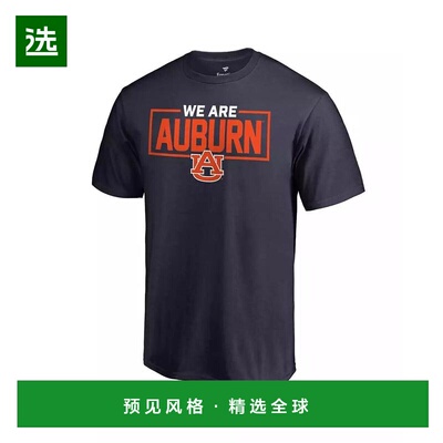 1h可退 【美国直邮】Fanatics 男士海军蓝 Auburn Tigers We Are