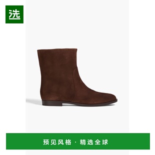 1h可退 香港直邮Sergio Rossi 塞乔·罗西 女士 牛巴革短靴 B1261