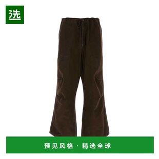 1h可退 香港直邮Entire Studios 女士 棕色棉质阔腿裤子 UNU25300