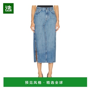 香港直邮Givenchy BW40Z9516F 腰带环半身裙A字裙