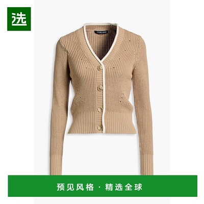 香港直邮VERONICA BEARD 女士 Beatrice 罗纹棉质针织开衫 J2502K