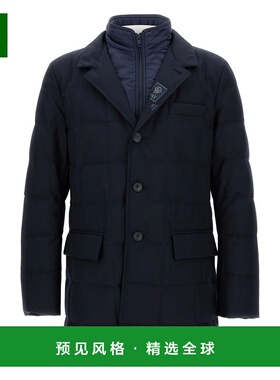 香港直邮FAY 男士夹克 NAM37510530XOBU807 AW2025 蓝色 长袖夹克