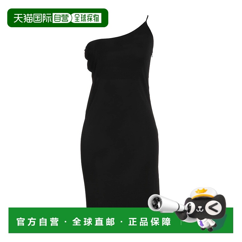 1h可退 香港直邮Dsquared2 二次方 女士 中长连衣裙 black黑色 舒