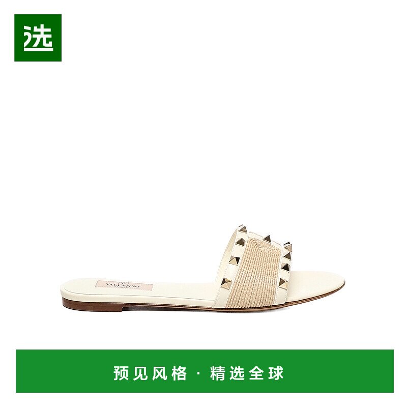 香港直邮Valentino 铆钉拖鞋 WS0MH4HJQ女鞋凉鞋凉拖