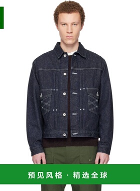 1h可退 香港直邮South2 West8 男士 蓝色卡车司机牛仔夹克 RW600