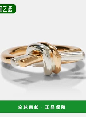 香港直邮Bottega Veneta 葆蝶家 女士 打结镀金纯银戒指