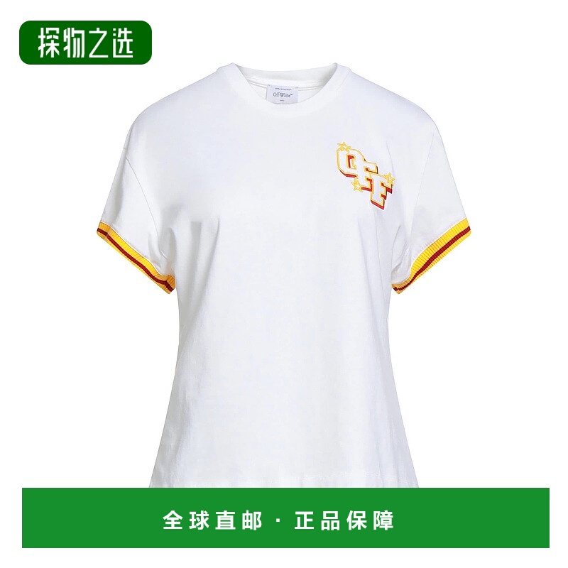 香港直邮off-white 女士 T恤 white白色 舒适时尚