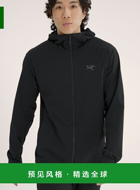 1h可退 欧洲直邮ARC TERYX/始祖鸟 ATOM SL男士黑色尼龙夹克新款