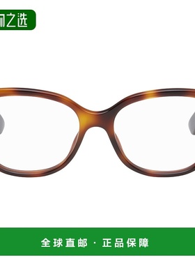 1h可退 香港直邮Gucci 古驰 女士 棕色 Square 眼镜 GG1816O