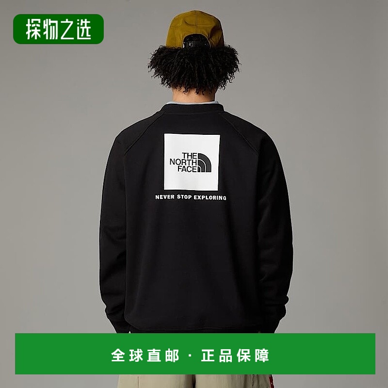 自营欧洲直邮北面Redbox 男士插肩袖运动衫TheNorthFace卫衣