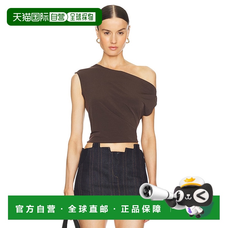 香港直邮NORMA KAMALI 诺玛·卡玛丽 女士 落肩袖上衣 KK1246PL14