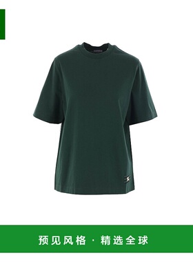 1h可退 香港直邮Burberry 巴宝莉 女士 T恤 80798841 green绿色