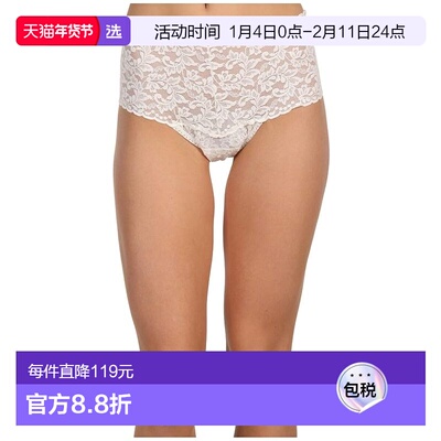 1h可退 香港直邮HANKY PANKY 汉基帕基 女士 标志蕾丝复古丁字裤