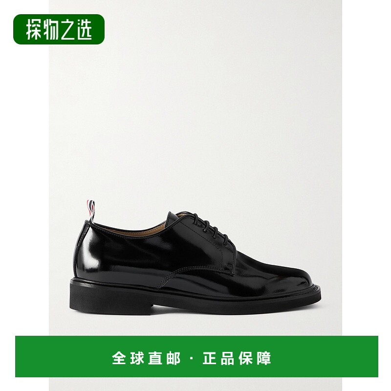 香港直邮Thom Browne 汤姆·布朗 男士 Uniform 光面皮质德比鞋 M