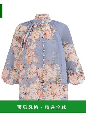 香港直邮Zimmermann Cascadian Billow 衬衫 3548TSS255长袖