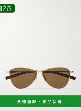 1h可退 香港直邮Saint Laurent 圣罗兰 女士 Vesper 小号飞行员镀