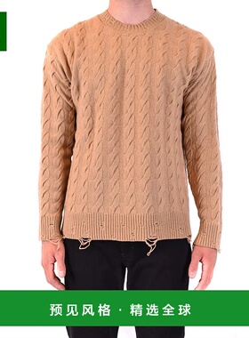 香港直邮LANEUS 男士针织毛衣 MGU763CAMMELLO6630-2 AW2021