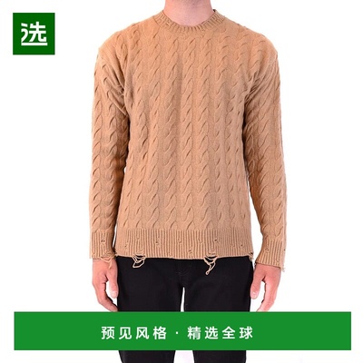 香港直邮LANEUS 男士针织毛衣 MGU763CAMMELLO6630-2 AW2021