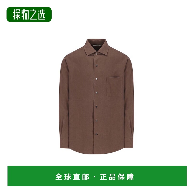1h可退 香港直邮Loro Piana 诺悠翩雅 男士 André 衬衫 FAL4364
